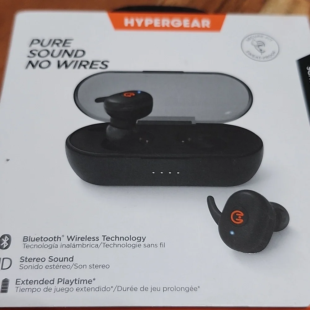 New Hypergear Wireless Earbuds True Sounds No Strings Attached